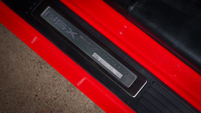 1993 Acura NSX in Formula Red over Black