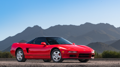 1993 Acura NSX in Formula Red over Black
