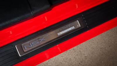 1993 Acura NSX in Formula Red over Black