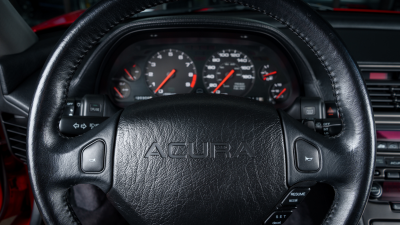 1993 Acura NSX in Formula Red over Black