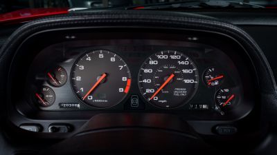 1993 Acura NSX in Formula Red over Black