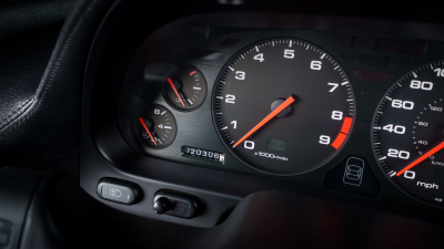 1993 Acura NSX in Formula Red over Black