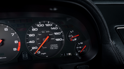 1993 Acura NSX in Formula Red over Black