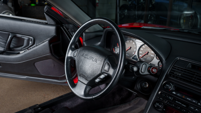 1993 Acura NSX in Formula Red over Black