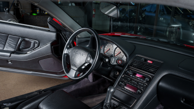 1993 Acura NSX in Formula Red over Black