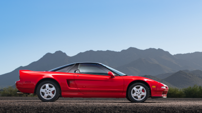 1993 Acura NSX in Formula Red over Black