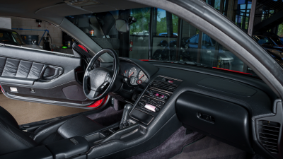 1993 Acura NSX in Formula Red over Black