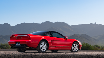 1993 Acura NSX in Formula Red over Black