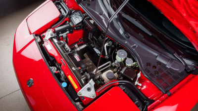 1993 Acura NSX in Formula Red over Black