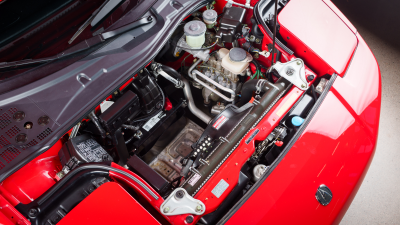 1993 Acura NSX in Formula Red over Black