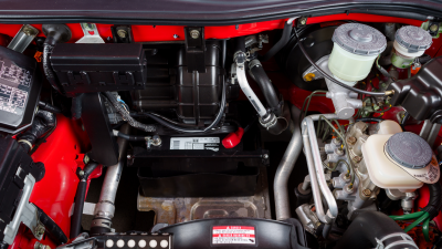 1993 Acura NSX in Formula Red over Black