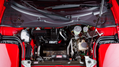 1993 Acura NSX in Formula Red over Black