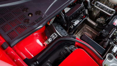 1993 Acura NSX in Formula Red over Black