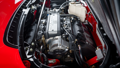 1993 Acura NSX in Formula Red over Black
