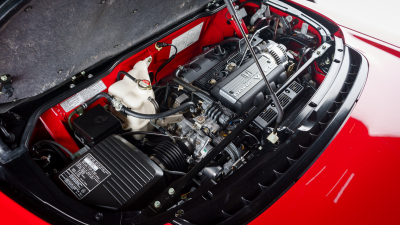 1993 Acura NSX in Formula Red over Black