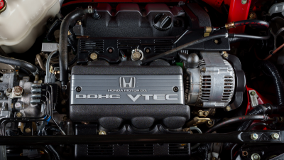 1993 Acura NSX in Formula Red over Black