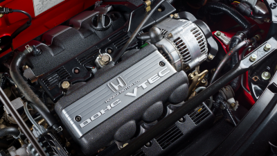 1993 Acura NSX in Formula Red over Black