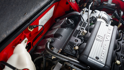 1993 Acura NSX in Formula Red over Black