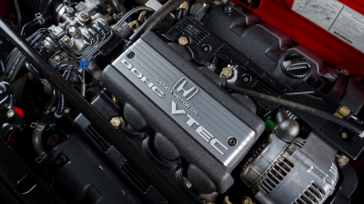 1993 Acura NSX in Formula Red over Black