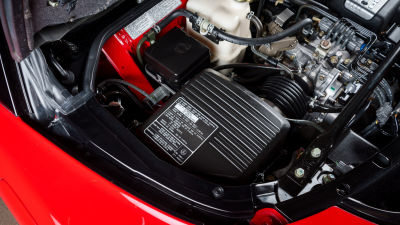 1993 Acura NSX in Formula Red over Black