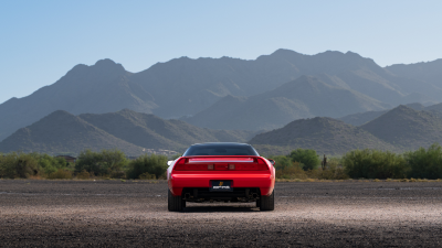 1993 Acura NSX in Formula Red over Black
