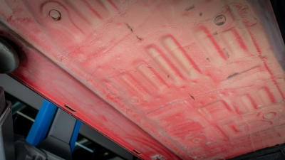 1993 Acura NSX in Formula Red over Black