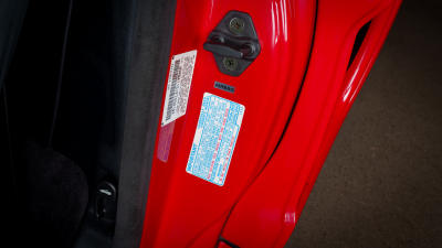 1993 Acura NSX in Formula Red over Black