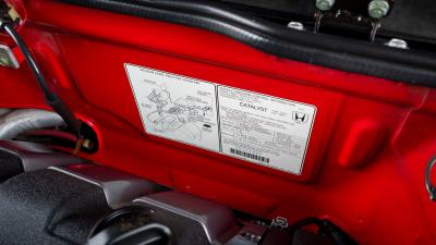 1993 Acura NSX in Formula Red over Black