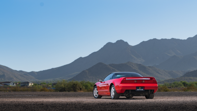 1993 Acura NSX in Formula Red over Black