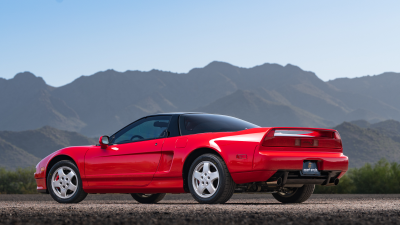 1993 Acura NSX in Formula Red over Black