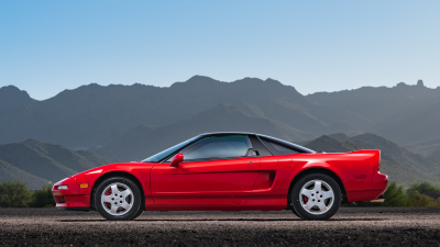 1993 Acura NSX in Formula Red over Black
