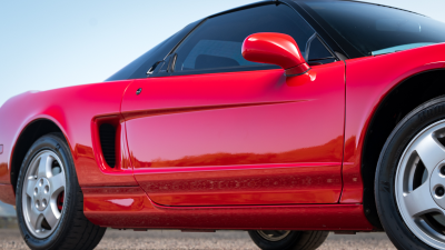 1993 Acura NSX in Formula Red over Black