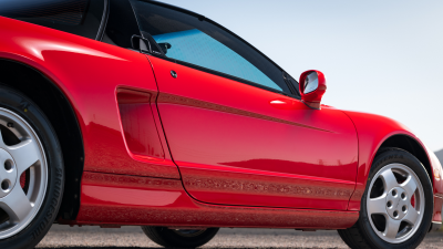1993 Acura NSX in Formula Red over Black