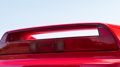 1993 Acura NSX in Formula Red over Black