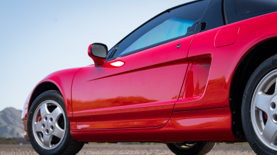 1993 Acura NSX in Formula Red over Black
