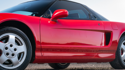 1993 Acura NSX in Formula Red over Black