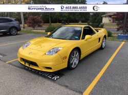 2002 Acura NSX in Spa Yellow over Black