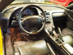 2002 Acura NSX in Spa Yellow over Black