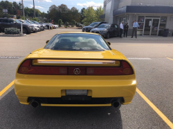 2002 Acura NSX in Spa Yellow over Black