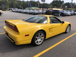 2002 Acura NSX in Spa Yellow over Black