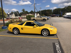 2002 Acura NSX in Spa Yellow over Black
