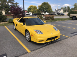 2002 Acura NSX in Spa Yellow over Black