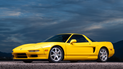 1997 Acura NSX in Spa Yellow over Black
