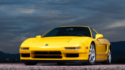 1997 Acura NSX in Spa Yellow over Black