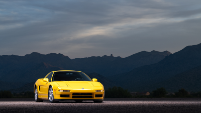 1997 Acura NSX in Spa Yellow over Black