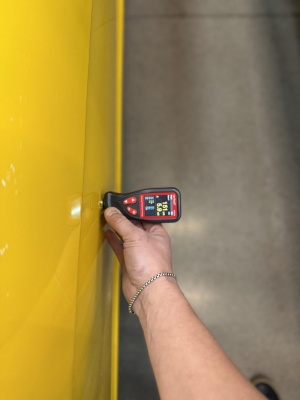 1997 Acura NSX in Spa Yellow over Black