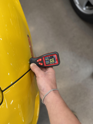 1997 Acura NSX in Spa Yellow over Black