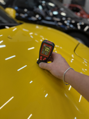 1997 Acura NSX in Spa Yellow over Black