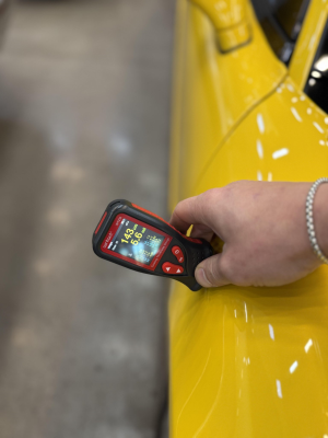 1997 Acura NSX in Spa Yellow over Black