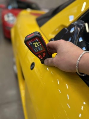 1997 Acura NSX in Spa Yellow over Black